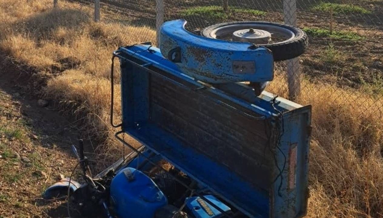 devrilen sepetli motosikletin surucusu oldu manisada feci kaza DcmBllvk